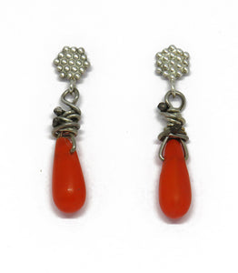 Sweet little trade bead earrings